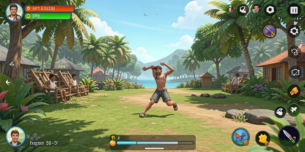 Gameplay 5RT yang santai dan menghibur dalam sebuah screenshot.