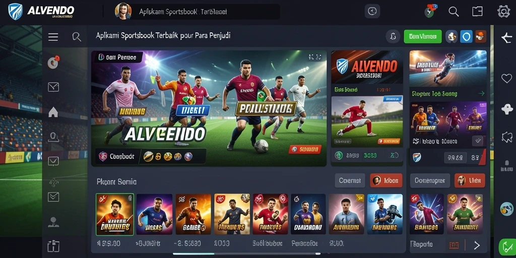 Tampilan menarik dari gameplay Sportsbook ALVENDO yang mendebarkan.
