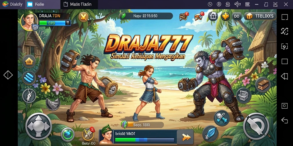 Tampilan gameplay DRAJA777 yang menarik dan interaktif.