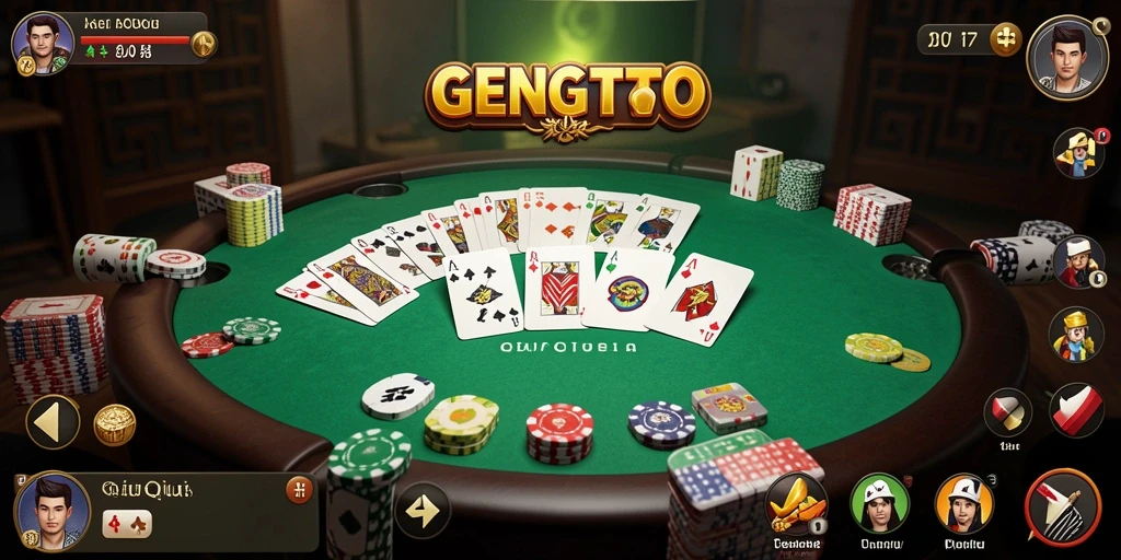 Screenshot gameplay GENGTOTO yang menarik dengan aksi seru QiuQiu.