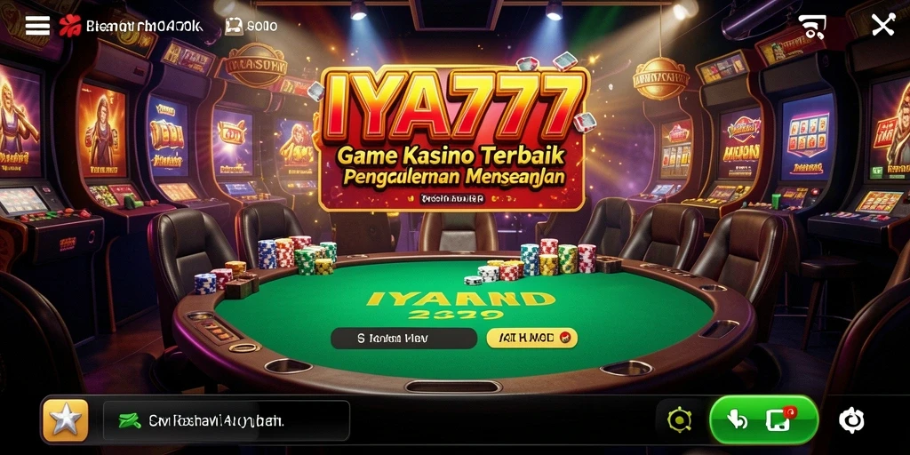 Screenshot gameplay IYA777 menampilkan keseruan permainan Kasino.