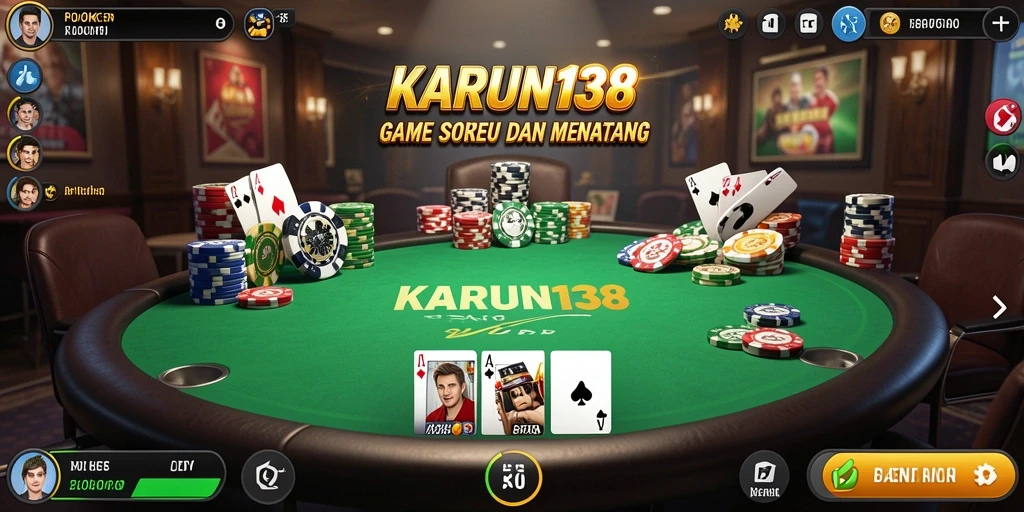 Gameplay Poker di KARUN138 yang mengasyikkan dan seru.