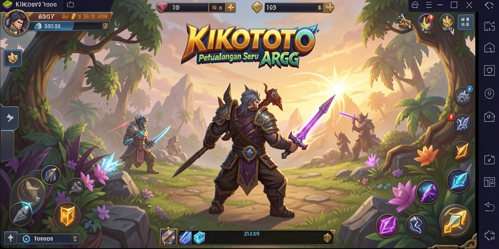 Tampilan menarik dari gameplay KIKOTOTO yang menegangkan.