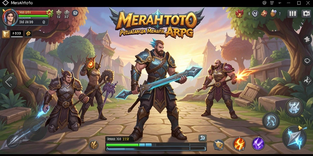 Tampilan gameplay menarik dalam MERAHTOTO dengan aksi seru.