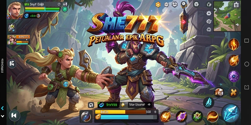 Gameplay seru dan grafis memukau dalam SHE777.